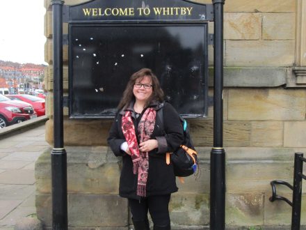 Robin (Raven) with me at the Whitby Goth Festival, 2018